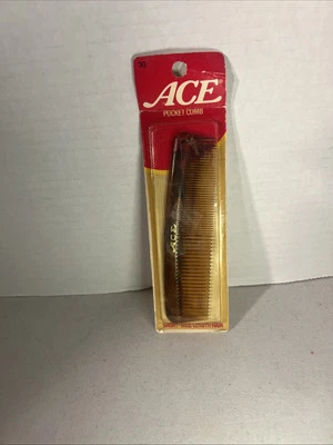 NUEVO Peine de Bolsillo As Vintage 5" Caparazón de Tortuga 3314T EE. UU. Cabello Corto-Mediano Largo Foto 1 de 4