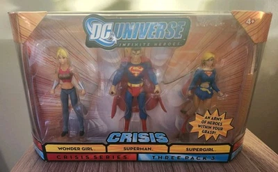 DC UNIVERSE INFINITE HEROES 2008 Crisis Superman/Supergirl/Wonder Girl #3 Foto 1 de 3