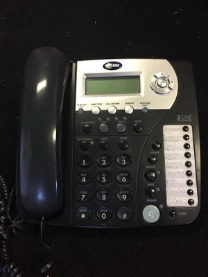 AT&T 2-line business office Speaker Phone telephone Model 992 - With AC Cord - Image 1 of 4