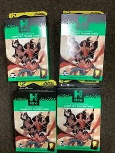 4*DC Hybrid Trading Cards Premium Booster Boxen Kapitel 2 - 29 Karten - Black Adam - Bild 1 von 1