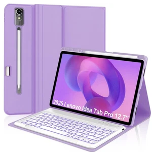 Tastatur Hülle für Lenovo Idea Tab Pro 12.7'' 2025, Tastatur mit Hintergrundbeleuchtung für Idea... - Bild 1 von 8
