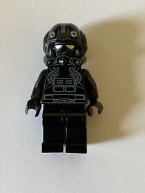 Lego Imperial V-Wing Pilot black minifigure Star Wars 7915