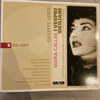 VERDI: I Vespri Siciliani - Callas / Erich Kleiber (3-CD-Digipack 224023 / neu) - Bild 1 von 4
