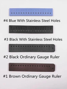 Dental Gauge Ruler Gutta Percha Point Endodontic Tool Autoclavable134℃ S.S Holes - Picture 1 of 16