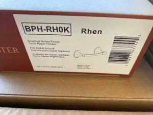 Pfister Rhen Toilet Paper Holder in Brushed Nickel BPH-RH0K (NEW) - Picture 1 of 1