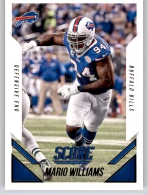 2015 Score Mario Williams NFL PWE Base Card Bills #196 - Image 1 of 2