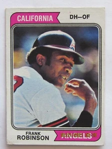 Frank Robinson Ex Hofer 1974 Topps #55 - Imagen 1 de 3