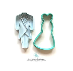 Matrimonio Abito Sposa Sposo Dress Marriage Formine Biscotti - Picture 1 of 1