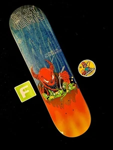 RARE Riley Hawk Nasty Neckface Baker Skateboard Deck Pro Model - Picture 1 of 6