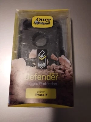 NIB Otter Box Defender For i PHONE 7, Cover, Belt Clip - Black.. - Image 1 of 3