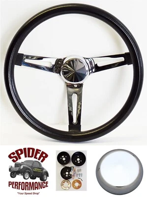 1970-1980 Mercury steering wheel 13 1/2" MUSCLE CAR CHROME - Image 1 of 4