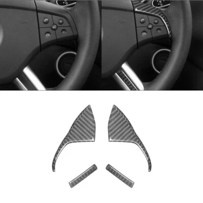 Cubierta de volante de fibra de carbono para Mercedes-Benz R320/350 tipo A Foto 1 de 4