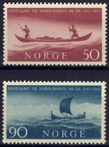 NORWAY Sc. 437-8 Postal Service 1963 MNH   - Picture 1 of 1