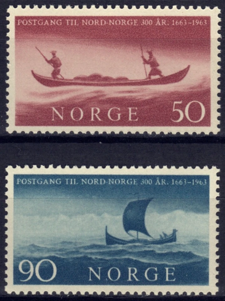 NORWAY Sc. 437-8 Postal Service 1963 MNH   - Image 1 of 1