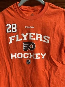 Reebok NHL Philadelphia Flyers Claude Giroux Hockey Shirt Mens Small - Picture 1 of 10