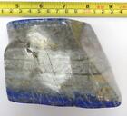 Grande pierre lapis-lazuli afghan bien polie 1136,4 grammes 108 x 70 x 77 mm
