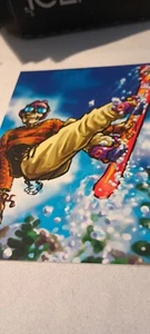 Tarjeta de felicitación en blanco de snowboard Grateful Dead Skeleton on a Steal Your Face - Imagen 1 de 2