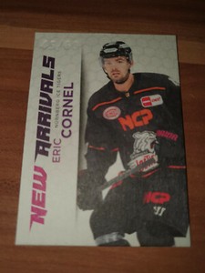 2020-2021 LED 20-21 NEW ARRIVALS PARALLEL #NA11 Eric Cornel Nuremberg Ice Tigers