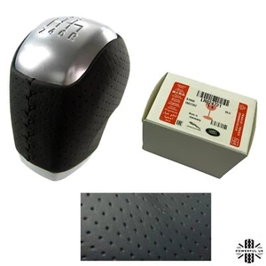 Genuine 6 Speed Manual Sport Gear Knob Perf Leather for Range Rover Evoque 11-18 - Picture 1 of 6