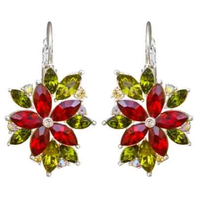 PENDIENTES KIRKS FOLLY PASSION PALANCA TRASERA EN TONO PLATA Foto 1 de 4