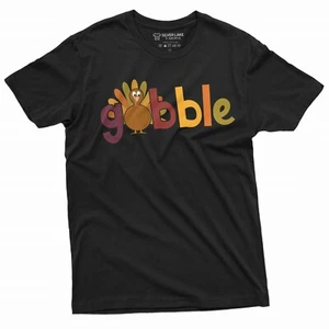 Acción de Gracias Hombres Mujeres Unisex Camiseta Pavo Gobble Vacaciones Divertida Camiseta - Imagen 1 de 9