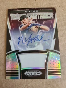Nick Yorke 2020 Panini Prizm Draft Picks Auto Thunderstruck Baseball Card TH-5  - Picture 1 of 10