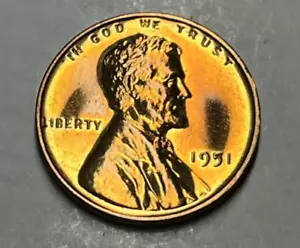 1951-P Proof Lincoln Wheat 1c Cent Penny - Old U.S. Coins - Picture 1 of 2