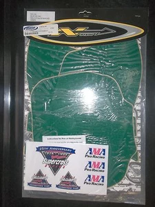 YAMAHA 1998 1999 YZF400 GREEN NUMBER BACKGROUNDS N-STYLE NO5-136 - Picture 1 of 1