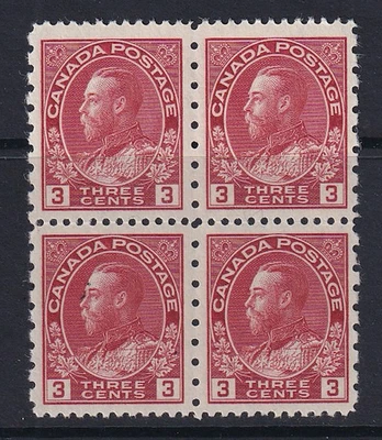 Canada 1931  "Admiral" Issue #184 (Perf 12 x 8)  Block of 8  MH/MNH  CV $60.00 - Image 1 of 2