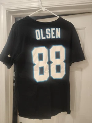Camiseta Greg Olsen #88 Carolina Panthers Nike Corte Atlético Negra XXL  Foto 1 de 4