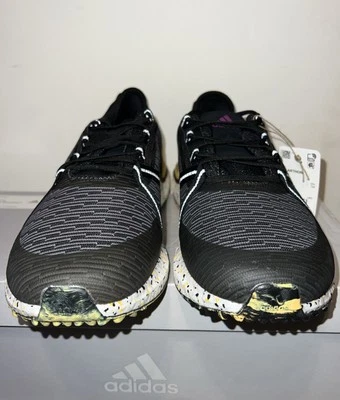 Adidas Solarthon Boost Golf Shoes Spikeless Black Yellow  FZ1024 Mens Size11 - Image 1 of 4