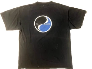 Vintage 90s T&C Surf Designs Blk Logo Tee T-shirt sz XL Made USA Town & Country - Picture 1 of 11