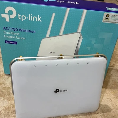 TP-LINK Archer C8 AC1750 Wireless Dual Band Gigabit WiFi Router - Image 1 of 4