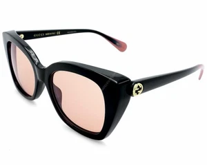 GUCCI Black/Orange Lens 55-145MM Women's Sunglasses GG0921S 003 - Picture 1 of 4