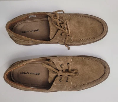 Vince Camuto Kinslee Lace-up Loafer, Men's Size 10M, Dark Taupe - Image 1 of 4