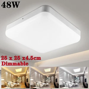 NUOVE plafoniere LED 48W plafoniera pannello ultrapiatto soggiorno camera da letto - Foto 1 di 10