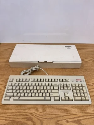 Vintage Compaq RT101 (120375-001) 101-Key Enhanced PS/2 Wired Keyboard W/ Box - Image 1 of 4
