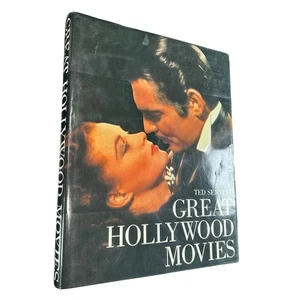 Large Coffee Table Book- Black Cover Ted Sennet - Great Hollywood Movies - Foto 1 di 8