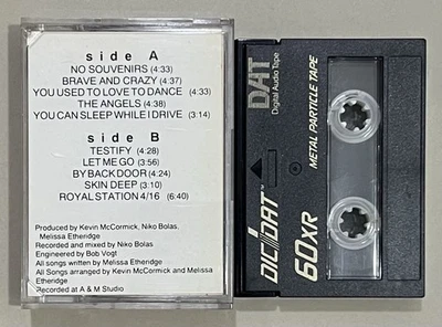 Melissa Etheridge - Brave And Crazy DAT Studio Production Master Cassette Tape - Image 1 of 2