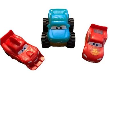 McDonalds Disney Cars On The Road 2022 Happy Meal Juguetes Lote de 3 Lightning Ivy Foto 1 de 4