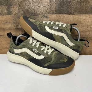 VANS UltraRange Exo SE Woodland Camo Green Black White - Men’s 9.5 - VN0A4UWMWVD - Picture 1 of 7