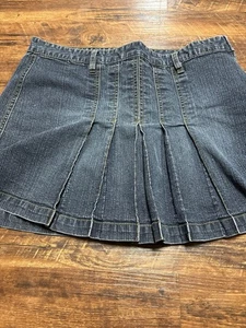 Falda vaquera vintage y2k Mudd colegiala talla 9 - Imagen 1 de 7