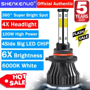 Bombilla de faro LED 4 lados 9005+H7 alta baja para Suzuki Hayabusa GSX1300R 1999-2007 - Imagen 1 de 10