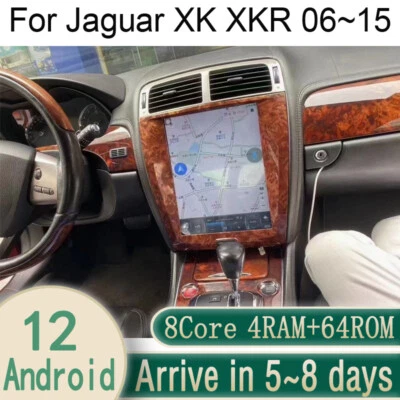 12.1" Android Navigation Car Gps Stereo Radio For Jaguar Xk Xkr S Xkr-s 06~15 - Image 1 of 4