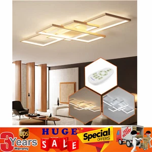 Acrylic Ceiling Light Flush Mount Modern LED Chandelier Lamp lighting Fixture - Picture 1 of 27
