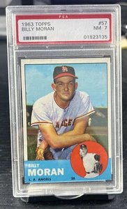 Tarjeta 1963 Topps Billy Moran LA Angels #57 PSA 7 - Imagen 1 de 2