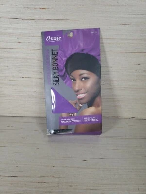 Gorro sedoso Annie Hair - Borde extra ancho tela premium púrpura - Nuevo en caja  Foto 1 de 2