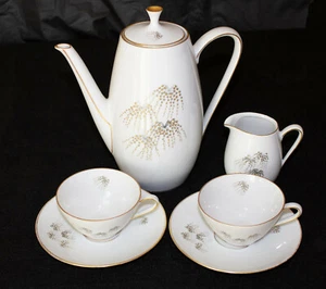 RARO De Colección Años 50 HEINRICH & Co Selb Baviera Alemania Porcelana China 6 piezas - Imagen 1 de 2