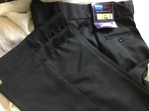 NWT! National Patrol Mens Size 28x28 Soil Release Black Pants Comfort fit waist - Picture 1 of 3