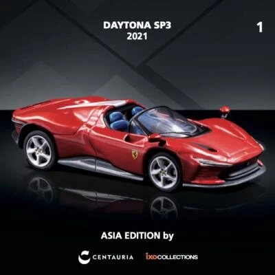 1:64 Ferrari Daytona SP3 2021 -- Rosso Mugello (Red) -- Centauria / IXO Models - Image 1 of 4